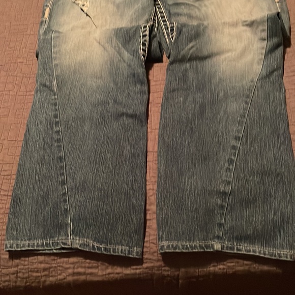 👖Vintage True Religion men's bleu jeans Size 38. - Picture 11 of 14